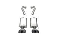 CORSA Performance - CORSA Performance 21077BLK Corsa 06-13 Chevy Corvette C6 Z06 7.0L / 09-13 ZR1 6.2L Black PVD AxleBack Exhaust w/4.5in Twin Tips - Image 2