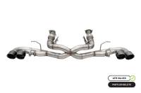 CORSA Performance - CORSA Performance 21102BLK Corsa 20-25 Corvette C8 3in Xtreme Cat-Back Exhaust 4.5in Blk Quad Tips - Integrates stock AFM Valve - Image 1