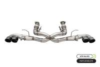 CORSA Performance - CORSA Performance 21102BLK Corsa 20-25 Corvette C8 3in Xtreme Cat-Back Exhaust 4.5in Blk Quad Tips - Integrates stock AFM Valve - Image 2