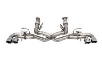 CORSA Performance - CORSA Performance 21105 Corsa 2020-2025 Corvette C8 3in Valved Cat-Back 4.5in Pol Quad Tips - Fits Factory NPP Exhaust - Image 2