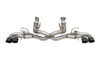 CORSA Performance - CORSA Performance 21106BLK Corsa 2020-2025 Corvette C8 3in Valved Cat-Back 4.5in Blk Quad Tips - Fits Factory NPP Exhaust w/AFM - Image 1