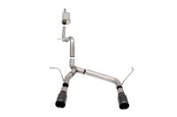 CORSA Performance - CORSA Performance 21122BLK Corsa 2007-2018 Jeep Wrangler JKU 3.6L Sport 2.75in Cat-Back Exhaust w/ Single 4in Black Tips - Image 1