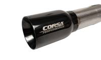 CORSA Performance - CORSA Performance 21122BLKUSA Corsa 07-18 Jeep Wrangler JKU 3.6L/3.8L 2.75in Sport Cat-Back Exhaust w/ 4in American Flag BlacTips - Image 3