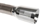 CORSA Performance - CORSA Performance 21122USA Corsa 2007-2018 Jeep Wrangler JKU 3.6L/3.8L 2.75in Sport Cat-Back Exhaust w/ 4in American Flag Tips - Image 6