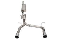 CORSA Performance - CORSA Performance 21124 Corsa 2018-2025 Jeep Wrangler JLU 3.6L 2.75in Sport Cat-Back Exhaust w/ 4in Tips - Image 2