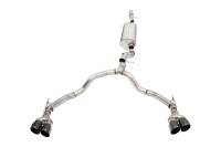 CORSA Performance - CORSA Performance 21129BLK Corsa 2021-2025 Tahoe / GMC Yukon 4DR 6.2L 4WD Dual Rear 3in - 2.75in Sport Cat-Back DW 4in BLKTips - Image 1