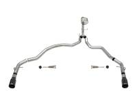 CORSA Performance - CORSA Performance 21143BLK Corsa 2021-2025 Ford F-150 Regular Cab/6.5in Bed 5.0L V8 Xtreme Cat-Back Dual Rear Exit-Black PVD - Image 1