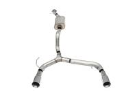 CORSA Performance - CORSA Performance 21204 Corsa 21-25 Ford Bronco 2.3L 2-Door 2.75in Cat-Back Dual Rear Exhaust w/4in Straight-Cut Polish Tips - Image 1