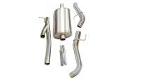 CORSA Performance - CORSA Performance 24224 Corsa 2002-2006 GMC Sierra Denali Ext Cab/Short Bed 1500 6.0L V8 Polished Sport Cat-Back Exhaust - Image 3