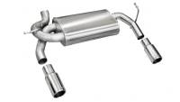 CORSA Performance - CORSA Performance 24412 Corsa 2007-2011 Jeep Wrangler 3.8L/12-14 Wrangler 3.6L Polished Sport Axle-Back Exhaust - Image 2