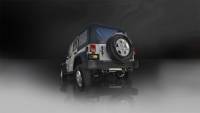 CORSA Performance - CORSA Performance 24412 Corsa 2007-2011 Jeep Wrangler 3.8L/12-14 Wrangler 3.6L Polished Sport Axle-Back Exhaust - Image 5