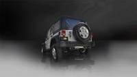 CORSA Performance - CORSA Performance 24412 Corsa 2007-2011 Jeep Wrangler 3.8L/12-14 Wrangler 3.6L Polished Sport Axle-Back Exhaust - Image 7