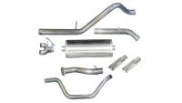 CORSA Performance - CORSA Performance 24516 Corsa 2007-2009 Chevrolet Silverado Crew Cab/Short Bed 1500 6.2L V8 Polished Sport Cat-Back Exhaust - Image 1
