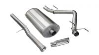 CORSA Performance - CORSA Performance 24523 Corsa 2011-2013 Chevrolet Silverado Crew Cab/Short Bed 1500 6.2L V8 Polished Sport Cat-Back Exhaust - Image 1
