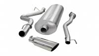CORSA Performance - CORSA Performance 24894 Corsa 2007-2010 Chevrolet Silverado Crew Cab/Std. Bed 2500 6.0L V8 Polished Sport Cat-Back Exhaust - Image 2