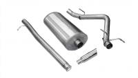 CORSA Performance - CORSA Performance 24905 Corsa 2010-2013 Chevrolet Silverado Ext. Cab/Std. Bed 1500 4.8L V8 Polished Sport Cat-Back Exhaust - Image 3