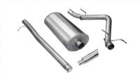 CORSA Performance - CORSA Performance 24920 Corsa 2009-2013 Chevrolet Silverado Reg. Cab/Std. Bed 1500 4.8L V8 Polished Sport Cat-Back Exhaust - Image 3
