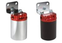 Aeromotive - Aeromotive 12317 Aeromotive SS Series Billet Canister Style Fuel Filter Anodized Black/Red - 10 Micron Fabric Element - Image 4