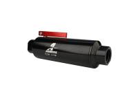 Aeromotive - Aeromotive 12331 Aeromotive In-Line AN-10 Filter w/Shutoff Valve 100 Micron SS Element - Black Anodize Finish - Image 5