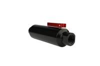 Aeromotive - Aeromotive 12331 Aeromotive In-Line AN-10 Filter w/Shutoff Valve 100 Micron SS Element - Black Anodize Finish - Image 13