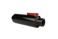 Aeromotive - Aeromotive 12332 Aeromotive In-Line AN-12 Filter w/Shutoff Valve 100 Micron SS Element - Black Anodize Finish - Image 5