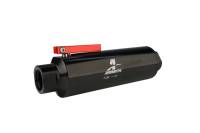 Aeromotive - Aeromotive 12332 Aeromotive In-Line AN-12 Filter w/Shutoff Valve 100 Micron SS Element - Black Anodize Finish - Image 7