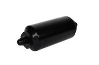 Aeromotive - Aeromotive 12347 Aeromotive In-Line Filter - (AN-6 Male) 10 Micron Fabric Element Bright Dip Black Finish - Image 1