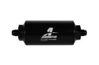 Aeromotive - Aeromotive 12347 Aeromotive In-Line Filter - (AN-6 Male) 10 Micron Fabric Element Bright Dip Black Finish - Image 6