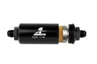 Aeromotive - Aeromotive 12377 Aeromotive In-Line Filter - (AN -8 Male) 10 Micron Fabric Element Bright Dip Black Finish - Image 8