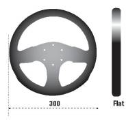SPARCO - SPARCO 015P300SN Sparco Steering Wheel 300 Suede Black - Image 3