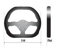 SPARCO - SPARCO 015P310F2SN Sparco Steering Wheel 310X260 Suede Black - Image 2