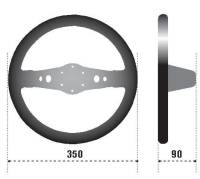 SPARCO - SPARCO 015R215CSN Sparco Steering Wheel 215 Suede Black - Image 1