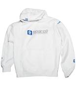 SPARCO - SPARCO SP03100B5XXL Sparco Sweatshirt Hooded WWW White XXL RG - Image 1