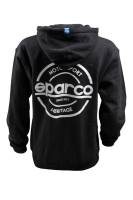 SPARCO - SPARCO SP03300NR0XS Sparco Sweatshirt Hooded S-Seal Blk Xsml - Image 3