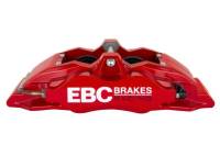 EBC - EBC Brakes BC4101RED-L EBC Racing 2014+ Audi S1 (8X) Front Left Apollo-4 Red Caliper - Image 5