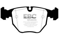 EBC - EBC Brakes DP21036 EBC 01-03 BMW 530i 3.0 (E39) Greenstuff Front Brake Pads - Fits select 1996-2003 BMW models - Image 4