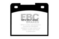 EBC - EBC Brakes DP2114 EBC 66-68 Volvo 140 1.8 Greenstuff Rear Brake Pads - Fits 1967-1975 Lotus Europa, Elan, Seven - Image 4