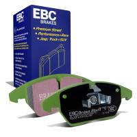 EBC - EBC Brakes DP21517 EBC 06-13 Audi A3 2.0 Turbo (Girling rear caliper) Greenstuff Front Brake Pads - Fits select 2004-2019 Volkswagen, Audi applications - Image 1