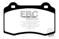 EBC - EBC Brakes DP21788 EBC 12-17 Tesla Model S Electric RWD Greenstuff Rear Brake Pads - Fits 2012-2021 Tesla X, S - Image 2