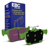 EBC - EBC Brakes DP22153 EBC 14+ Audi A3 1.8 Turbo (w/Electronic Parking Brake) Greenstuff Rear Brake Pads - Fits select 2015-2024 Volkswagen, Audi applications - Image 1
