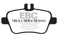 EBC - EBC Brakes DP22157 EBC 13+ Mercedes-Benz CLA250 2.0 Turbo Greenstuff Rear Brake Pads - Fits select 2012-2018 Mercedes-Benz models - Image 4