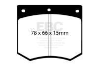 EBC - EBC Brakes DP2291 EBC 75-86 Ac 3000 3.0 Greenstuff Front Brake Pads - Fits 1971-1978 Lotus Elan, Eclat, Elite - Image 3