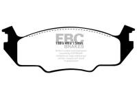 EBC - EBC Brakes DP2366 EBC 80-84 Volkswagen Golf 1.6 Greenstuff Front Brake Pads - Fits select 1979-1984 Volkswagen models - Image 3