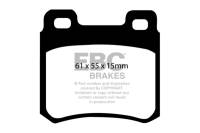 EBC - EBC Brakes DP2671 EBC 94-95 Mercedes-Benz C220 (W202) 2.2 Greenstuff Rear Brake Pads - Fits select 1986-1997 Mercedes-Benz models - Image 4