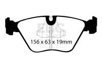 EBC - EBC Brakes DP2689 EBC 98-02 BMW Z3 3.2 (M-Coupe) Greenstuff Front Brake Pads - Fits select 1988-2008 BMW models - Image 4
