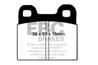 EBC - EBC Brakes DP3105C EBC 70-75 Alfa Romeo Montreal 2.6 Redstuff Rear Brake Pads - Fits select 1965-1982 Porsche, BMW applications - Image 2