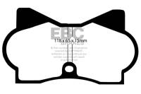 EBC - EBC Brakes DP3180C EBC 70-74 De Tomaso Pantera 5.7 Redstuff Front Brake Pads - Fits 1972-1982 Maserati Merak, Bora - Image 4