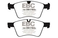 EBC - EBC Brakes DP31860C EBC 08-10 Mercedes-Benz GL320 3.0 TD (373mm Front Rotors) Redstuff Front Brake Pads - Fits 2008-2012 Mercedes-Benz GL450, GL350 - Image 2