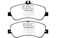 EBC - EBC Brakes DP32011C EBC 13-16 Mercedes-Benz GLK250 2.1 Twin TD Redstuff Front Brake Pads - Fits 2010-2015 Mercedes-Benz GLK350, GLK250 - Image 2