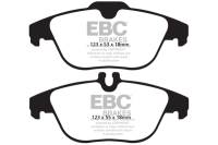 EBC - EBC Brakes DP32012C EBC 13-16 Mercedes-Benz GLK250 2.1 Twin TD Redstuff Rear Brake Pads - Fits 2010-2015 Mercedes-Benz GLK350, GLK250 - Image 2